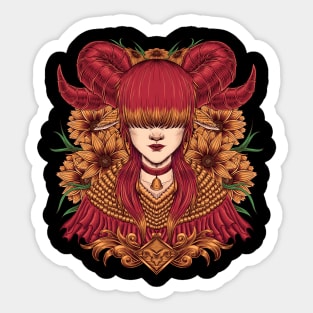 Aries Zodiac Sticker